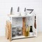 Kitchen Countertop Organiser, Bamboo/White, 40X21Cm
