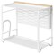 Kitchen Countertop Organiser, Bamboo/White, 40X21Cm