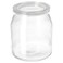 Jar With Lid, Glass, 3.3 L