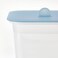 Food Container With Lid, Square Plastic/Silicone, 1.4 L