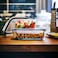 Ramadan Offcer Food Container With Lid, Rectangular Glass/Plastic, 1.0 L