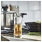 Ramadan Offcer Oil/Vinegar Bottle, Clear Glass/Stainless Steel, 16Cm