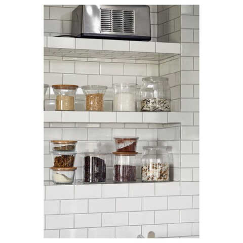 Ramadan Offcer Food Container With Lid, Glass, 600 Ml
