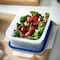 Food Container, Rectangular/Plastic, 1.0 L