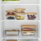Food Container With Lid, Rectangular Stainless Steel/Plastic, 1.0 L
