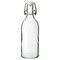 Bottle With Stopper, Clear Glass, 0.5 L