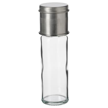 Ramadan Offcer Spice Mill, Clear Glass/Stainless Steel, 15Cm