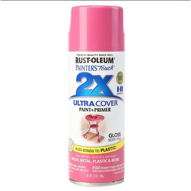 Rustoleum Painter's Touch Ultra Cover 2X Spray Paint (354.9 ml, Gloss Berry Pink)