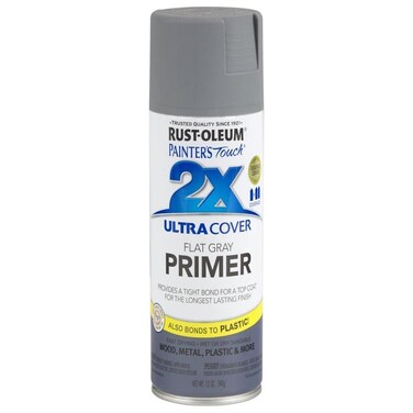 Rust-Oleum Painter's Touch Primer Spray (340 g, Flat Grey)