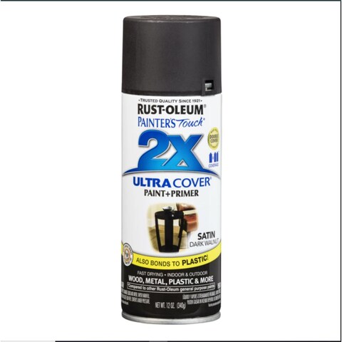 Rust-Oleum Painter&#39;s Touch 2X Ultra Cover Spray Paint (340 g, Dark Walnut)