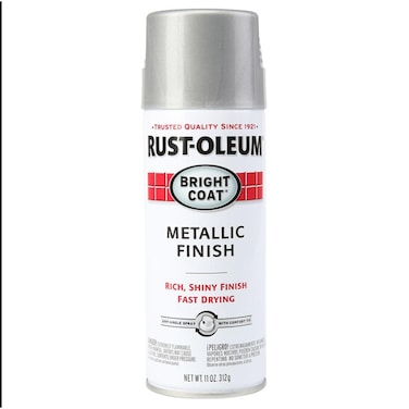 Rustoleum Bright Coat&reg; Spray (325.3 ml, Metallic Aluminum)