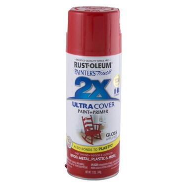 Rustoleum 249124 Painter's Touch Ultra Cover 2x Spray (354.8 ml, Gloss Apple Red)