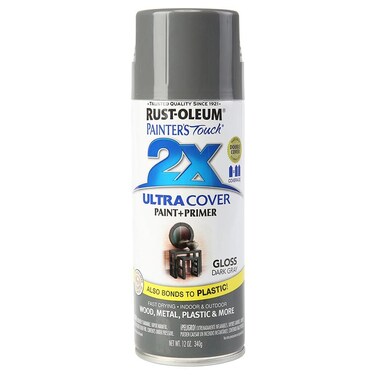 Rustoleum Painter's Touch Ultra Cover 2X Spray Paint (354.9 ml, Gloss Dark Gray)