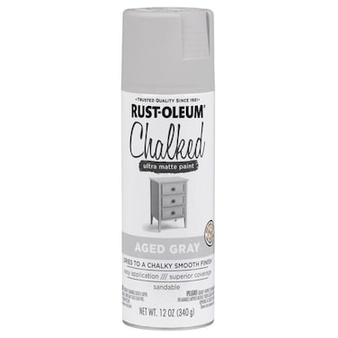 Rust-Oleum Chalked Ultra Matte Paint (340 g, Aged Gray)