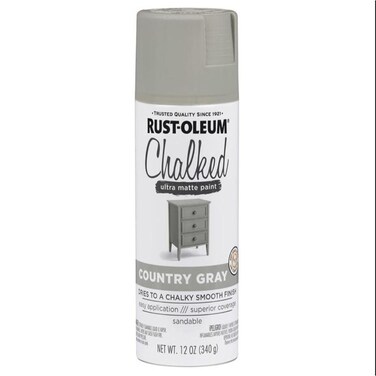 Rust-Oleum Chalked Ultra Matte Paint (340 g, Country Gray)