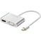 Ugreen Mini DP To HDMI And VGA Adapter Silver