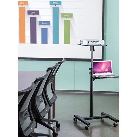 Newstar Projector And Laptop Trolley Stand Black