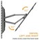 Newstar Classic Full Motion TV Wall Mount Black