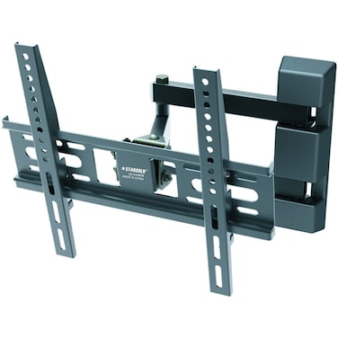 Stargold Swivel Full Motion Wall Mount for 23-55&rdquo; Screen Curved Bracket Black