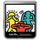 Samsung SLBS Keith Haring Flipsuit Card Case Yellow Galaxy Z Flip6