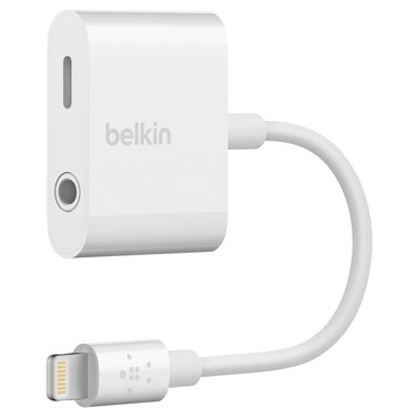 Belkin Rock Star Lightning Audio Charging Adaptor White &ndash; F8J212BTWHT