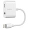 Belkin Rock Star Lightning Audio Charging Adaptor White &ndash; F8J212BTWHT