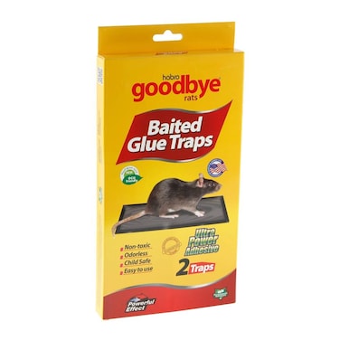Goodbye Rats Baited Glue Trap
