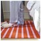 Rug Flatwoven Pink/Orange 80X150Cm