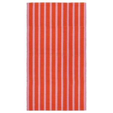 Rug Flatwoven Pink/Orange 80X150Cm