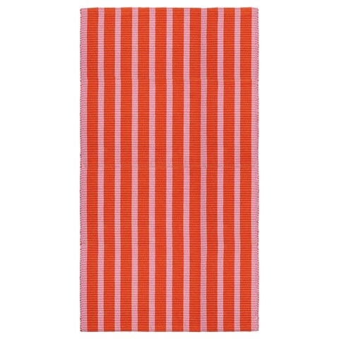 Rug Flatwoven Pink/Orange 80X150Cm