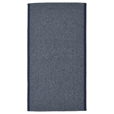 Rug Flatwoven Blue 80X150Cm