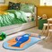 Rug Low Pile Blue Orange/Toucan 83X125Cm