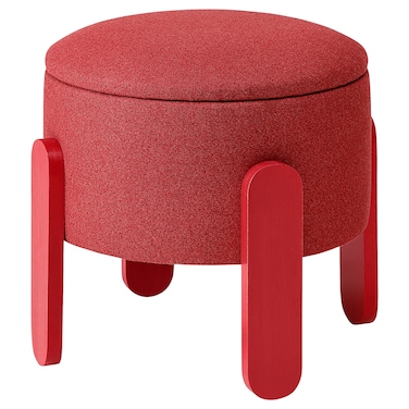 Pouffe With Storage/Tonerud Red