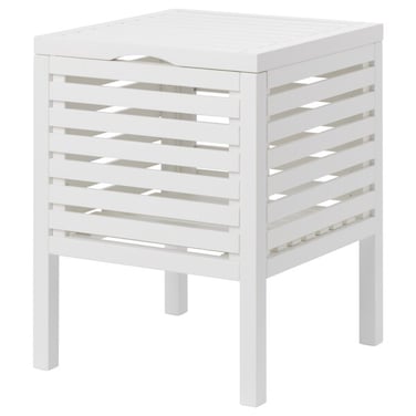 Storage Stool White 50Cm