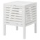 Storage Stool White 50Cm