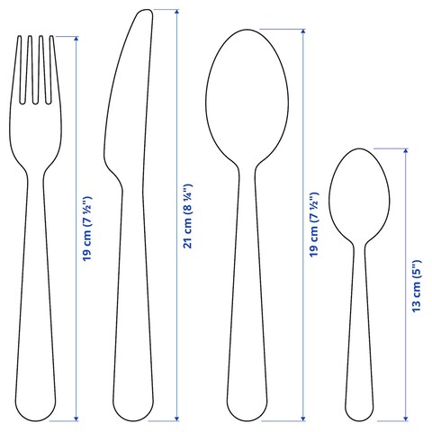 24-Piece Cutlery Set Stainless Steel