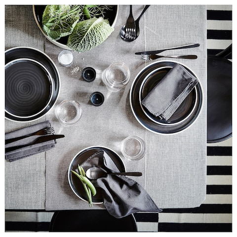 24-Piece Cutlery Set Black