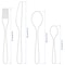 24-Piece Cutlery Set Black