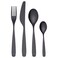 24-Piece Cutlery Set Black