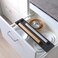 Sliding Organiser For Drawer Grey 60 Cm