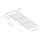 Spice Rack Anthracite 20X50 Cm