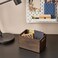 Storage Box Dark Bamboo 16X24X15 Cm