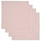 Napkin 4-Piece Light Pink/White 30X30cm