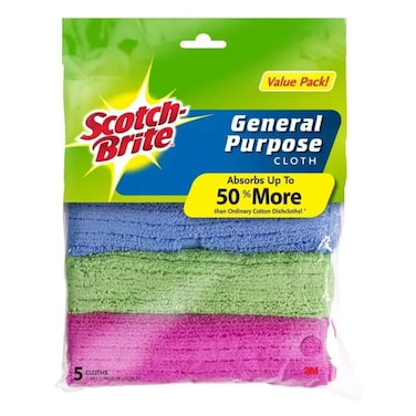 General Purpose Microfiber Cloth Pack (5 Pc.)