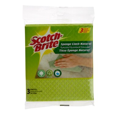 Natural Sponge Cloth (3 Pieces)