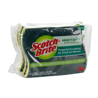 Heavy Duty Scrub Sponge Pack (6 Pc.)