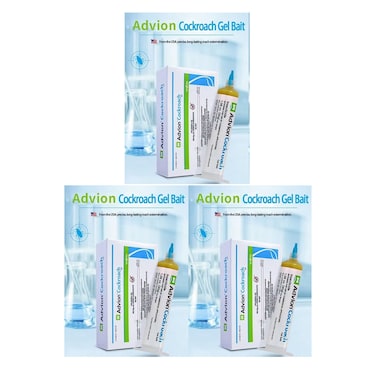 Pack Of 3 Advion Cockroach Roach Insecticide Bait Gel 30G