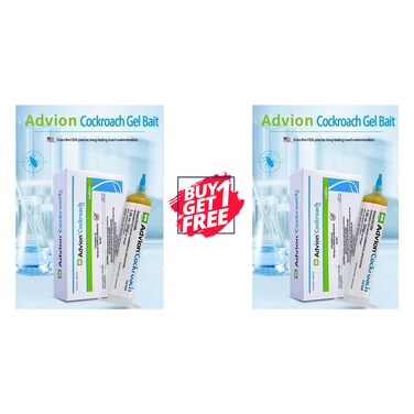Buy 1 &amp; Get 1 Free Advion Cockroach Roach Insecticide Bait Gel 30G