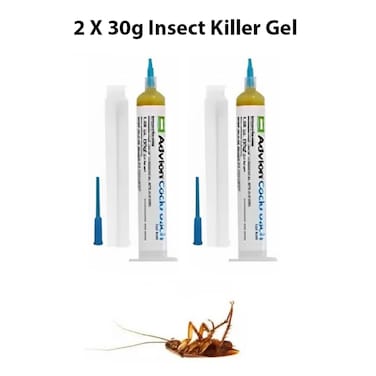 Advion Cockroach Gel Bait 30G Insect Killer Pest Indoor And Outdoor Use Pack Of 2