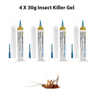 Advion Cockroach Gel Bait 30G Insect Killer Pest Indoor And Outdoor Use Pack Of 4